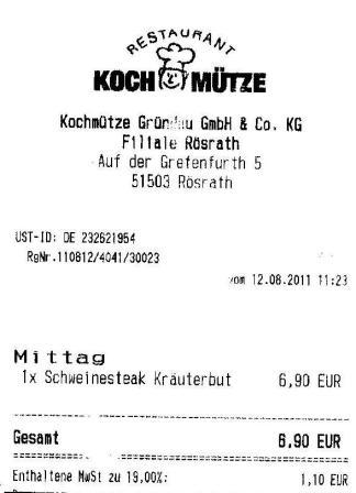 igto Hffner Kochmtze Restaurant